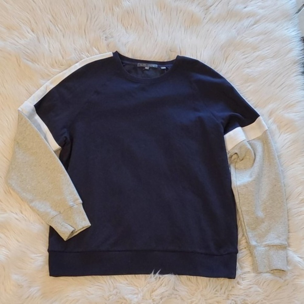 SLATE & STONE Brett Men's XL Raglan Sleeve‎ Colorblock Sweatshirt